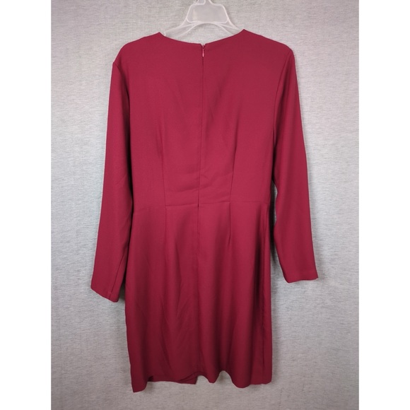 H by Halston Faux Wrap Fit & Flare Dress - Picture 5 of 10